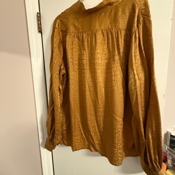 Anine Bing Silk Blouse with neck bow - Picture 3 of 4